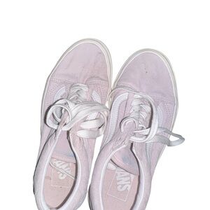 Vans Women's Light Pink Suede Old Skool Sneakers